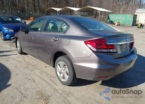 2015 Honda Civic Lx z USA, uszkodzony, nr VIN 19XFB2F54FE236833